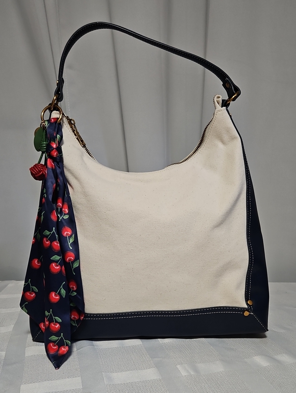 Steve Madden Nautical Style Hobo With Cherry Details